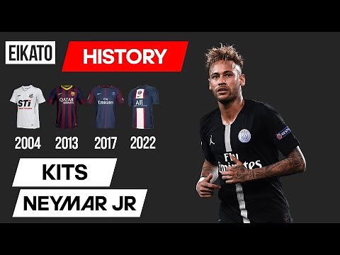 The Evolution of Neymar Jr Football Kits | All Neymar Junior Career Jerseys wore in History 2022