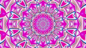 Download Fractal sequence patterns 3D. Beautiful bright ornament. for free