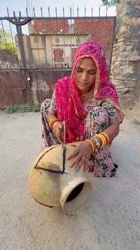 Amazing engineering by an illiterate village woman, she made an amazing item from an old pot.🙏