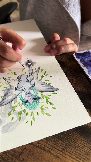 aaaaaahhhhhh #fypシ #watercolor #art