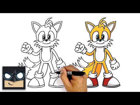 How To Draw Miles Tails Prower | Beginner Drawing Tutorial (Step-by-Step)