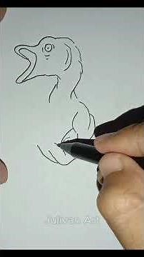 Tutorial membuat gambar unik dan sederhana #art #drawing