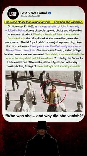 She Recorded the Assassination but Was Never Found #mystery #history #shorts