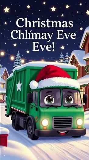 🚛🎅 Christmas Clean-Up Crew! | Garbage Truck Saves the Holiday 🎄✨