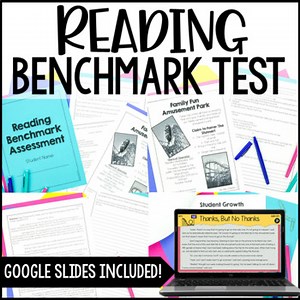 4th and 5th Grade Reading Assessment | Reading Test Prep w/ Digital