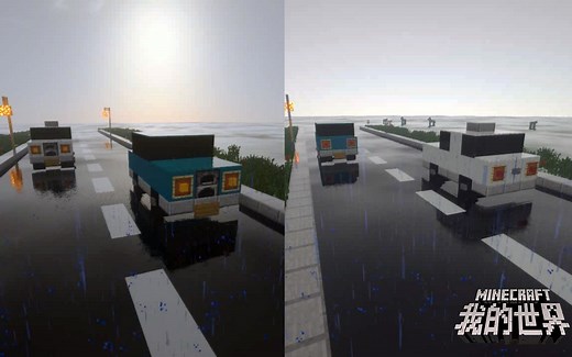 我的世界：2分钟，教你建这样的小汽车！