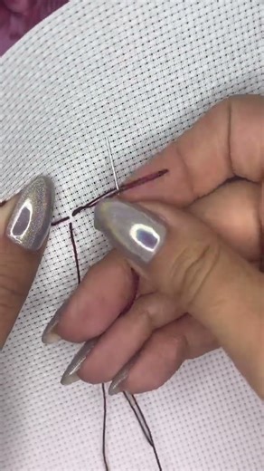 Tatreez Tips & Tricks: Loop Start with Pearl Cotton 8 #embroidery