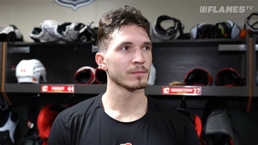 "Played some heavy minutes in the last game, really enjoyed it." Yan Kuznetsov speaks on settling in with the group and on tonight's matchup in Minnesota. | Calgary Flames