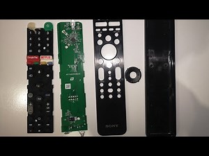 How to open Sony RMF-TX500E jak rozebrać, remote control fix