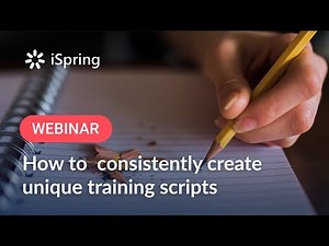How to beat writer's block and consistently create unique training scripts