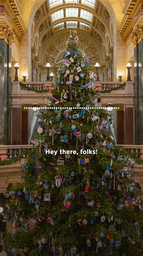 The theme of this year's Capitol Holiday Tree is the "Learning Tree," and I can't wait to see the ideas our kids come up with to celebrate all the folks who make learning possible and fun! 🔊 Listen to learn more ⬇️ | Governor Tony Evers