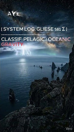 Gliese 581 Σ: Day 1 🛰️ Space Colony Ship Landing at Alien Ocean Planet #scifi #ambient #outpost
