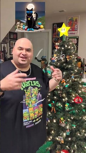 GAMING Christmas Tree IS UP! 🎮🎄Dec 9th, Turtle Tuesday! #tmnt #handheldgaming #gaming