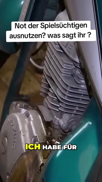 Jochen von Armes Deutschland nutzt die Not der spielsüchtigen aus und meldet sein Motorrad in Belgien an #viral #massfollowing #harz4 #fyp #deutschland #memestiktok #tik_tok #casino #trick #jochen