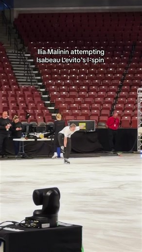 close ilia very close😭😭😭 @QuadGod @isabeau #iliamalinin #figureskating #quadgod #funnymemes #viral