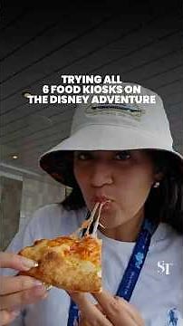 Trying all 6 food kiosks on the Disney Adventure cruise ship