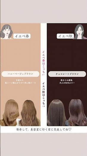 ＼2026夏バズる髪色♡／ イエベ春・秋の透明感が上がる似合うブラウン12選🍯