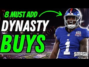 MUST BUY Dynasty Wide Receivers to SMASH