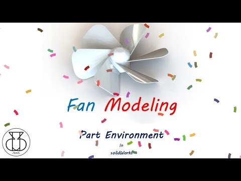 Fan Design in SOLIDWORKS | Quick & Easy 3D Modeling Tutorial