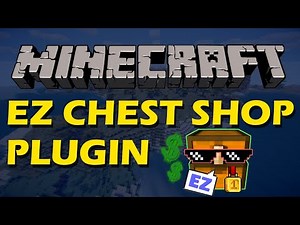 Buy and sell in Minecraft with EZ Chest Shop Plugin