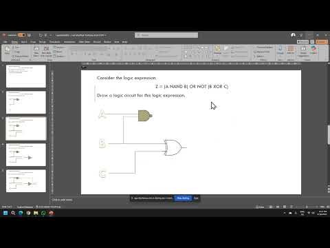 Logic Gate Exam Question