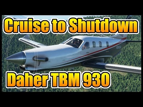 Daher TBM 930 Landing & Shutdown Tutorial w/ Checklists [MSFS2020]