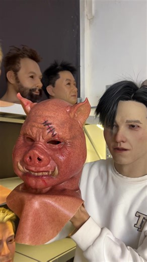 siliconemask #siliconemask #mask #halloweenmask #realistic #cosplay | silicone mask