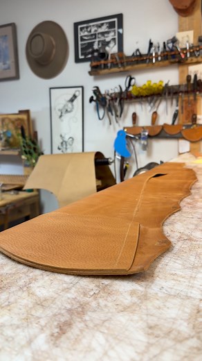 Pinking out the last pair of shotguns | Buckaroo Tack House