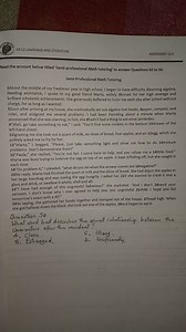 GR 12 LANGUAGE AND UTERATUREASSESSMENT 12.4Read the account ... | Filo