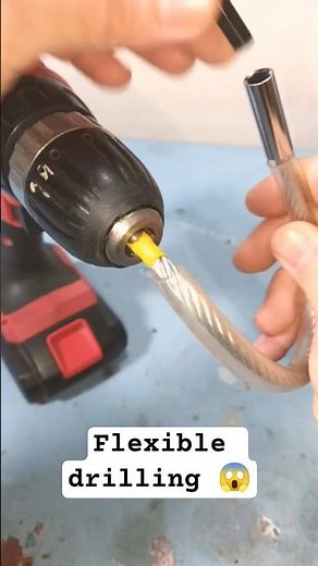 Amazing Cordless Flexible Drill Extension Tool 🔥 Easy Tight Space Drilling Hack😱 #drillhack