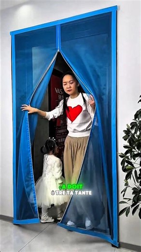 Mom's trendy curtain trick! 🪟✨🤩