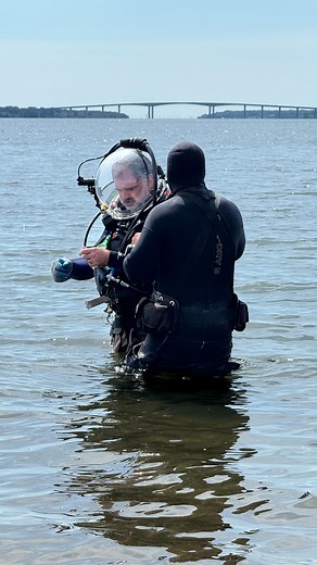 Underwater in Quonset: Diving scientist, Mike Lombardi, questions why the discharges of heavy metals into Narragansett Bay were allowed to occur with minimal recourse to the polluter, Revolution Wind. #quonset #greenoceans #keepitwild #marinemammalrescue #sunrisewind #revolutionwind #southforkwind #saveoursea #marthasvineyard #nantucket #newportri #southcoastwind #coxesledge #offshorewind #rhodeislandsound #portsmouth #middletown #littlecompton #vineyardwind #narragansett #orsted #oceanstate #sa