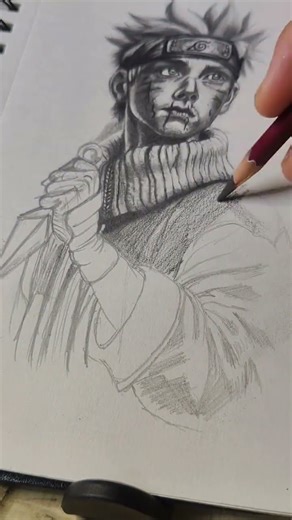 Naruto uzumaki || ¹/⁵ || #anime #drawing #naruto #narutouzumaki