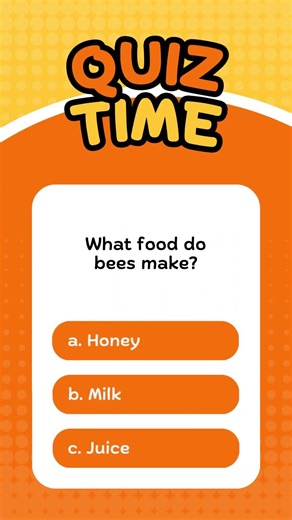 What food do bees make? #shorts #education #knowledgeable #trending