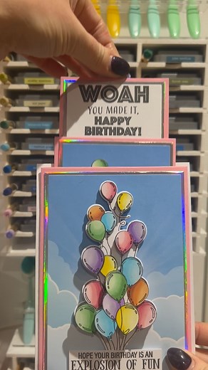 Lots of dimension and colour making these cards! Both tutorials can be found over on my Made to Surprise & Mixed Up Craft YT channels! 😁 | Mixed Up Craft