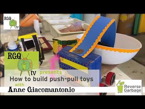 How to build Push Pull Toys with Reverse Garbage QLD