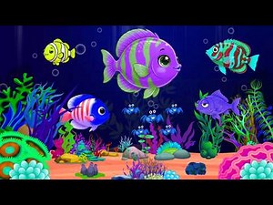 Ocean Bedtime Fish Lullaby 🐟💚🌙 Gentle Baby Sleep Music with Relaxing Aquarium Visuals