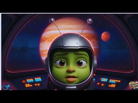 Cute Alien Explains the Planets 🪐 | Solar System Adventure for Kids