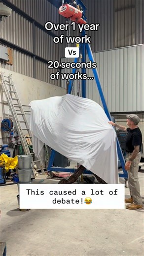 So much hate for this one!😂 • My best performing post last year, with over 14 MILLION views!😅 • #art #artist #modernart #sculpture #sculptor | Steve Winterburn