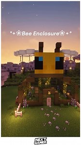 🐝 Cozy Bee Enclosure in Minecraft 🌼🍯