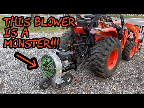 #424 Absolute MONSTER Tractor Mounted Leaf Blower!!