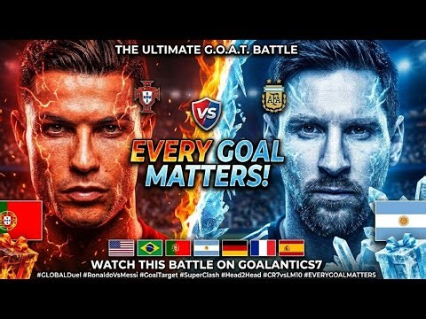 The Football / Soccer GLOBAL Duel: Who is the Real GOAT? Ronaldo Vs Messi Clash 🐐⚽