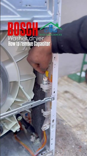 How to remove a Bosch washing machine Capacitor