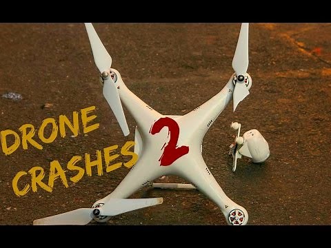 Funny Drone Crashes Compilation - 2015