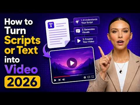How to Turn Scripts into Video with Pictory AI | Step-by-Step Guide 2026