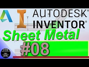 AutoDesk INVENTOR Sheet Metal 08 Flange Tool