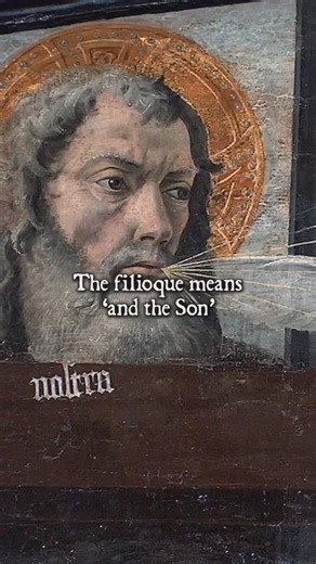 - 𝓝. 𝓙. ♦️ on Instagram: "The Filioque controversy: A key theological dispute between the Orthodox Church and the Roman Catholic Church. The term ‘Filioque’, meaning ‘and the Son’, was added to the Nicene Creed by the Western Church in the 6th century, claiming that the Holy Spirit proceeds from both the Father and the Son. However, the Orthodox Church rejects this addition, affirming that the Holy Spirit proceeds only from the Father, as stated in the original creed of 325 AD at the First Ecu