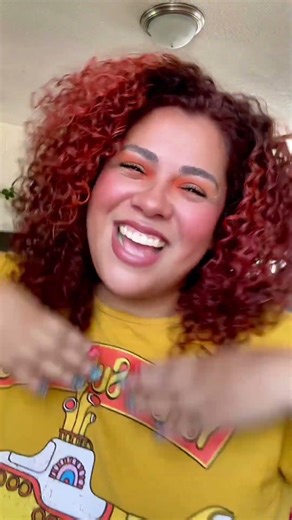 Cambio de color: Rizos cobrizos 🧡 #rizosnaturales #coloración #rizosdefinidos