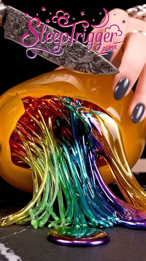 ASMR Spaghetti Squash Sliced Open 🎈🔪