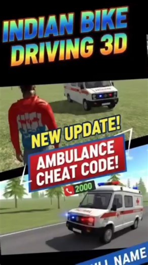 🚑 Ambulance Added Finally 😍🔥 | Indian Bikes Driving 3D Update 😱 New Feature Out Now 🚀